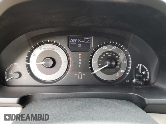 2016 Honda Odyssey EX-L with VIN 5FNRL5H67GB010699, listed as a Copart auction lot 56527245 with 69,235 mi miles and Clean Title. Bid and sale history available at DreamBid. Image 9.