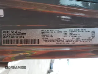 2022 Jeep Wrangler Unlimited Rubicon with VIN 1C4HJXFGXNW158038, listed as a Copart auction lot 53020575 with 14,355 mi miles and Salvage title. Bid and sale history available at DreamBid. Image 14.