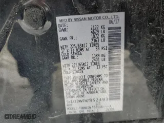 2017 Nissan Rogue SL with VIN 5N1AT2MV7HC852493, listed as a Copart auction lot 89066375 with 146,342 mi miles and Salvage Title. Bid and sale history available at carsss.com. Image 15.