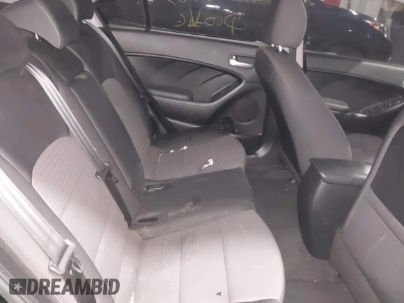 2018 Kia Forte LX with VIN 3KPFL4A74JE197378, listed as a IAAI auction lot 41543383 with 107,078 mi miles. Bid and sale history available at carsss.com. Image 8.