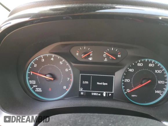 2021 Chevrolet Traverse LS with VIN 1GNEVFKW3MJ104372, listed as a Copart auction lot 49183435 with 51,853 mi miles and Salvage Title. Bid and sale history available at carsss.com. Image 9.