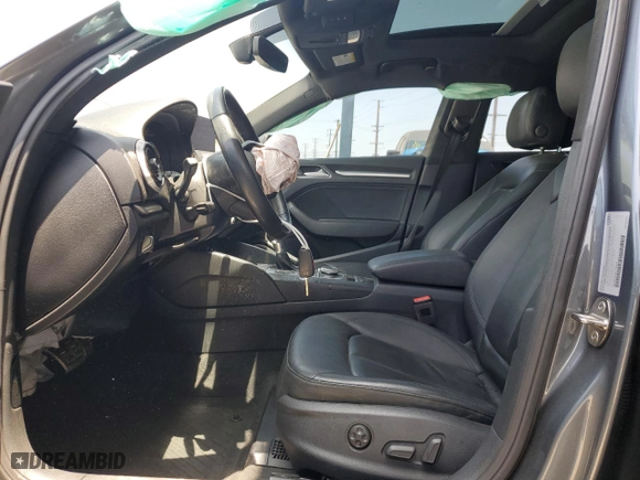 2019 Audi A3 Sedan Premium Plus with VIN WAUGUGFF4K1009009, listed as a Copart auction lot 58060464 with 89,698 mi miles and Salvage Title. Bid and sale history available at carsss.com. Image 7.