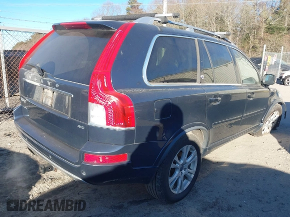 2013 Volvo XC90 Premier Plus with VIN YV4952CZ6D1654061, listed as a IAAI auction lot 41281282 with 170,374 mi miles. Bid and sale history available at carsss.com. Image 4.