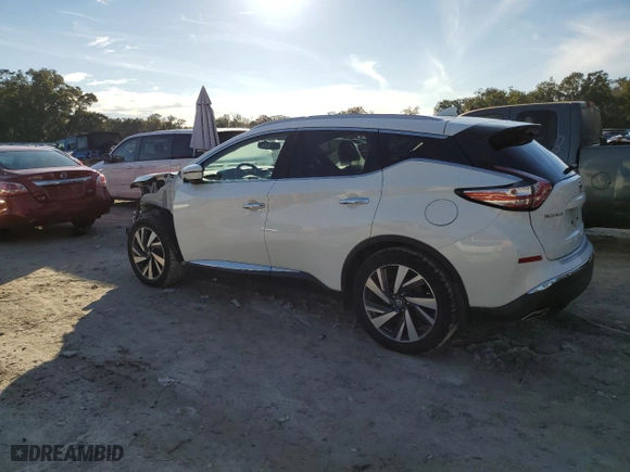2018 Nissan Murano Platinum with VIN 5N1AZ2MH1JN152343, listed as a Copart auction lot 88139565 with 70,822 mi miles and Salvage Title. Bid and sale history available at carsss.com. Image 2.
