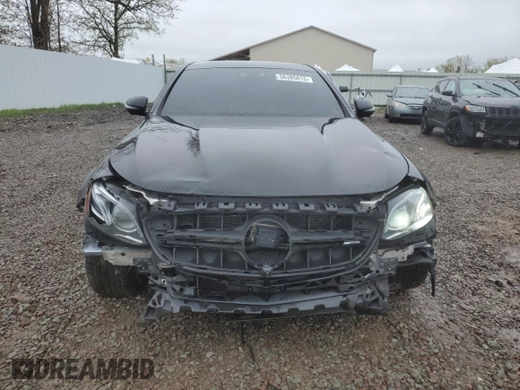 2019 Mercedes-Benz E 63 S AMG with VIN WDDZF8KB9KA507467, listed as a Copart auction lot 56385015 with 58,603 mi miles and Salvage Title. Bid and sale history available at DreamBid. Image 5.