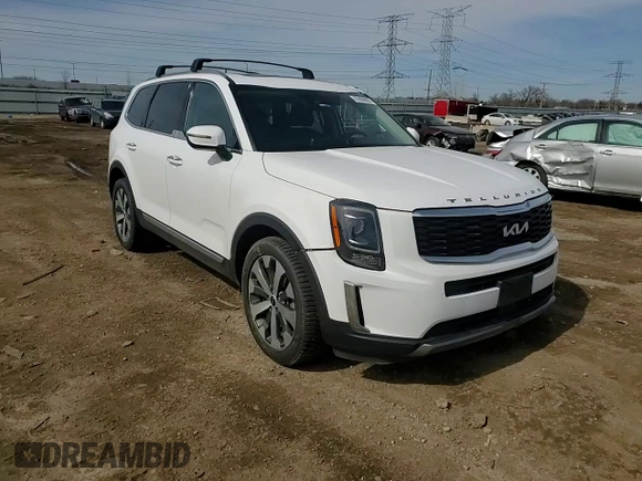 2022 Kia Telluride S with VIN 5XYP6DHC1NG324448, listed as a Copart auction lot 47869965 with 55,138 mi miles and Salvage Title. Bid and sale history available at DreamBid. Image 12.