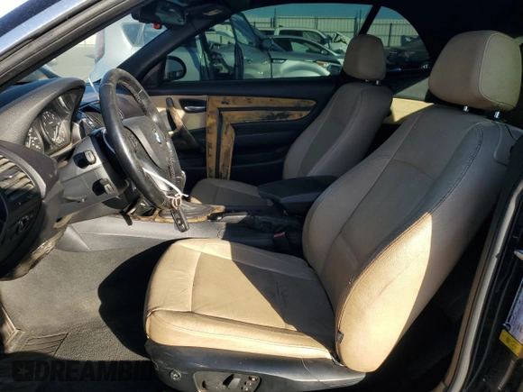 2008 BMW 1 Series 128i with VIN WBAUN13508VH80094, listed as a Copart auction lot 78333574 with 134,255 mi miles and Salvage Title. Bid and sale history available at DreamBid. Image 7.