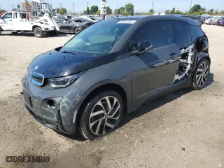 2015 BMW i3 with VIN WBY1Z4C57FV503706, listed as a Copart auction lot 50062645 with 46,101 mi miles and Salvage Title. Bid and sale history available at carsss.com. Image 1.
