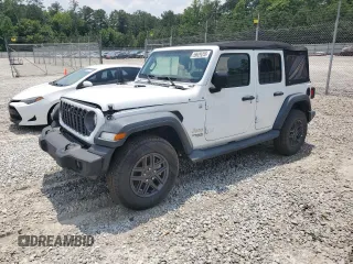 2018 Jeep Wrangler Unlimited Sport S z VIN 1C4HJXDG8JW165597, wystawiony jako Copart lot #59629255 z przebiegiem 73 305 mil mil oraz Szkody całkowita. Historia ofert i sprzedaży dostępna na DreamBid. Obrazek 1.