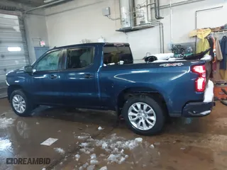2021 Chevrolet Silverado 1500 Custom with VIN 3GCPYBEKXMG240607, listed as a IAAI auction lot 41838665 with 27,536 mi miles. Bid and sale history available at carsss.com. Image 14.