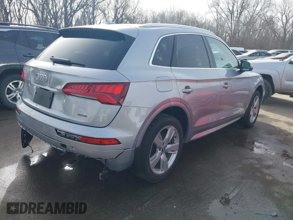2019 Audi Q5 Premium with VIN WA1ANAFY4K2076069, listed as a IAAI auction lot 41793929 with 51,438 mi miles and . Bid and sale history available at DreamBid. Image 4.