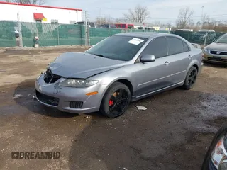 2007 Mazda 6 i Sport VE with VIN 1YVHP84C675M59624, listed as a IAAI auction lot 41832687 with 243,189 mi miles and . Bid and sale history available at DreamBid. Image 2.