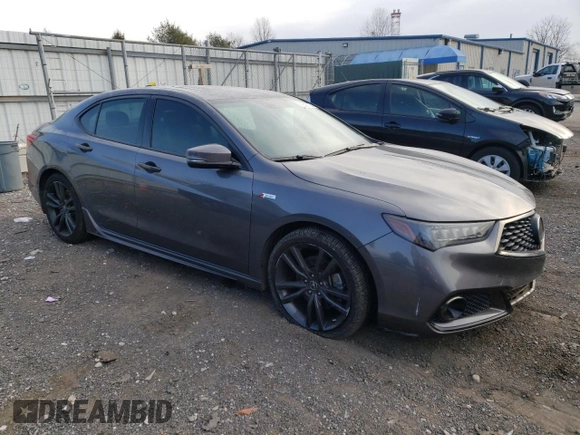 2020 Acura TLX w/A-Spec Pkg with VIN 19UUB1F61LA003177, listed as a Copart auction lot 85491164 with 91,967 mi miles and Salvage Title. Bid and sale history available at carsss.com. Image 4.