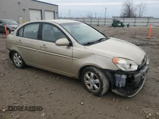2006 Hyundai Accent GLS with VIN KMHCN46C56U028445, listed as a Copart auction lot 47857585 with 154,388 mi miles and Clean Title. Bid and sale history available at carsss.com. Image 4.