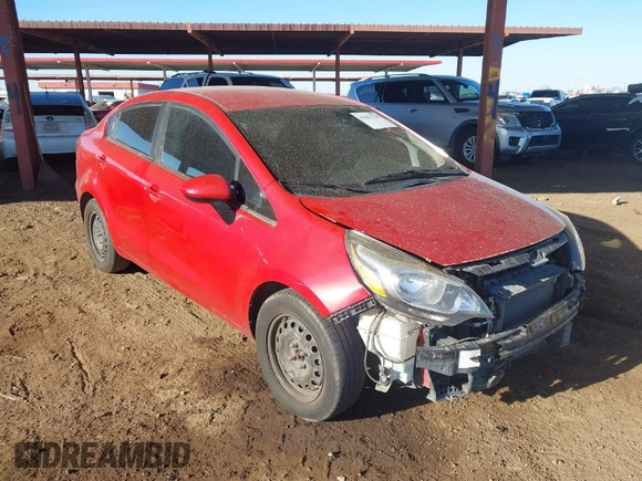 2017 Kia Rio LX with VIN KNADM4A31H6117534, listed as a IAAI auction lot 41623720 with 99,792 mi miles. Bid and sale history available at carsss.com. Image 1.