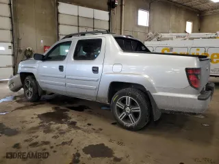 2013 Honda Ridgeline Sport with VIN 5FPYK1F74DB005983, listed as a Copart auction lot 45677195 with 161,955 mi miles and Salvage Title. Bid and sale history available at carsss.com. Image 2.