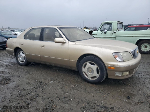 2000 Lexus LS 400 with VIN JT8BH28F2Y0180338, listed as a Copart auction lot 46099195 with 241,041 mi miles and Salvage Title. Bid and sale history available at carsss.com. Image 4.