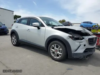 2020 Mazda CX-3 Sport with VIN JM1DKDB74L1474321, listed as a Copart auction lot 53352295 with 30,491 mi miles and Salvage Title. Bid and sale history available at carsss.com. Image 4.