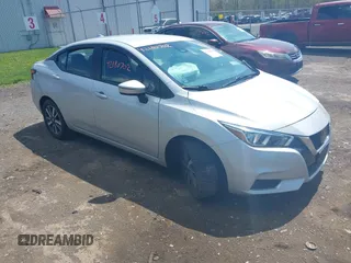 2021 Nissan Versa SV with VIN 3N1CN8EV1ML832105, listed as a IAAI auction lot 42180702 with 85,470 mi miles and . Bid and sale history available at DreamBid. Image 1.