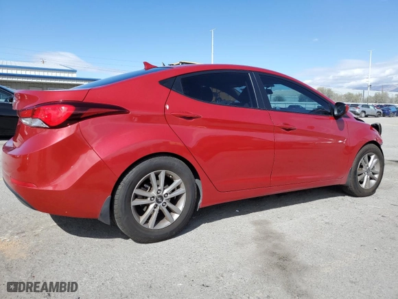 2016 Hyundai Elantra SE with VIN KMHDH4AE6GU478823, listed as a Copart auction lot 48952945 with 60,184 mi miles and Salvage Title. Bid and sale history available at carsss.com. Image 3.