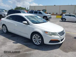 2012 Volkswagen CC Sport with VIN WVWMN7AN6CE524119, listed as a IAAI auction lot 41945445 with 149,382 mi miles. Bid and sale history available at carsss.com. Image 1.