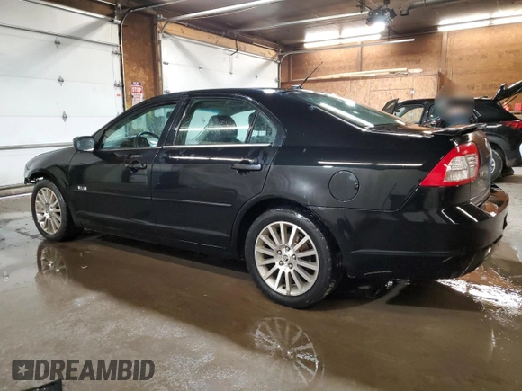 2008 Mercury Milan with VIN 3MEHM07Z48R656532, listed as a Copart auction lot 52419735 with 129,613 mi miles and Salvage title. Bid and sale history available at DreamBid. Image 2.