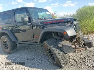 2010 Jeep Wrangler Rubicon with VIN 1J4BA6D10AL109001, listed as a Copart auction lot 69453954 with 137,821 mi miles and Salvage title. Bid and sale history available at DreamBid. Image 12.