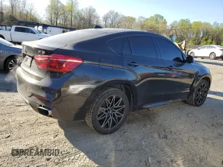 2018 BMW X6 xDrive35i with VIN 5UXKU2C55J0X50154, listed as a Copart auction lot 46868243 with 47,869 mi miles. Bid and sale history available at carsss.com. Image 3.