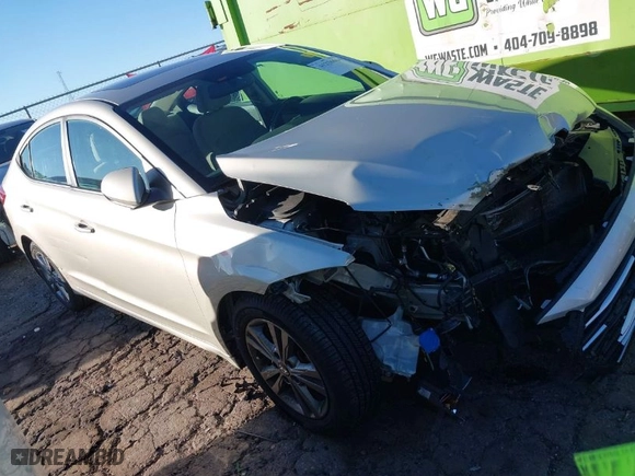 2017 Hyundai Elantra Limited with VIN 5NPD84LFXHH209925, listed as a IAAI auction lot 41236564 with 78,217 mi miles. Bid and sale history available at carsss.com. Image 1.