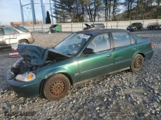 2000 Honda Civic VP with VIN 2HGEJ661XYH597401, listed as a Copart auction lot 47554195 with 156,681 mi miles and Salvage Title. Bid and sale history available at carsss.com. Image 1.