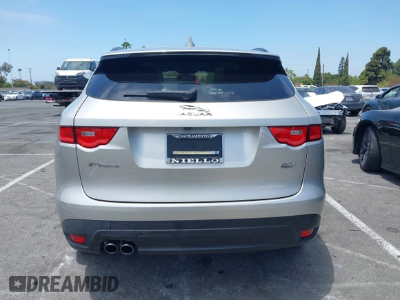 2017 Jaguar F-Pace 20d Prestige with VIN SADCK2BN1HA099059, listed as a IAAI auction lot 42720996 with 91,043 mi miles and . Bid and sale history available at DreamBid. Image 16.