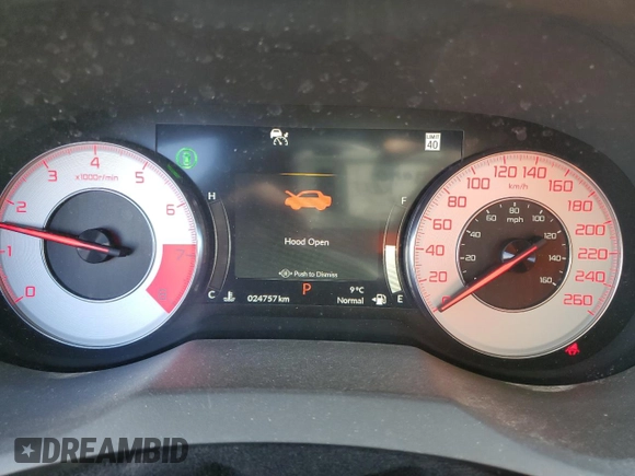 2023 Acura RDX w/A-Spec Package with VIN 5J8TC2H61PL801331, listed as a Copart auction lot 48678475 with 24,757 mi miles and Salvage title. Bid and sale history available at DreamBid. Image 9.
