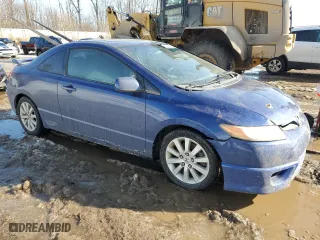 2008 Honda Civic Cpe Si with VIN 2HGFG21508H702565, listed as a Copart auction lot 46374445 with 234,027 mi miles and Salvage Title. Bid and sale history available at carsss.com. Image 4.
