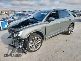 2024 Audi Q3 S line Premium Plus with VIN WA1EECF33R1047616, listed as a Copart auction lot 60154045 with 12,626 mi miles and Salvage title. Bid and sale history available at DreamBid. Image 1.