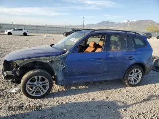 2008 BMW X3 3.0si with VIN WBXPC93498WJ16897, listed as a Copart auction lot 52485205 with 235,798 mi miles and Salvage Title. Bid and sale history available at carsss.com. Image 1.