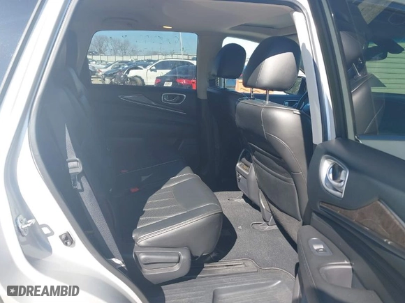 2015 Infiniti QX60 with VIN 5N1AL0MN9FC525210, listed as a IAAI auction lot 41492063 with 158,154 mi miles. Bid and sale history available at carsss.com. Image 8.