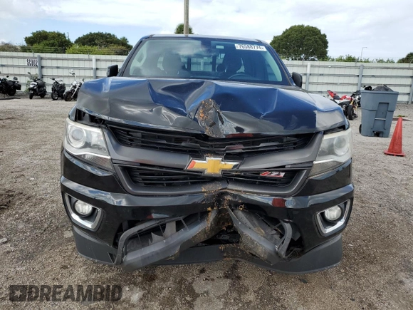 2018 Chevrolet Colorado z VIN 1GCHSDEN1J1251680, wystawiony jako Copart lot #76588774 z przebiegiem 83 630 mil mil oraz Szkoda całkowita • Salvage title. Historia ofert i sprzedaży dostępna na DreamBid. Obrazek 5.