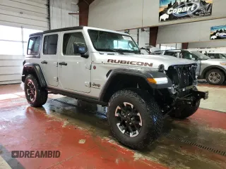 2024 Jeep Wrangler Rubicon with VIN 1C4PJXFG8RW355730, listed as a Copart auction lot 47982545 with 2,279 mi miles and Salvage title. Bid and sale history available at DreamBid. Image 4.