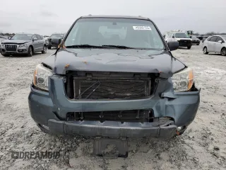 2006 Honda Pilot EX-L with VIN 2HKYF18506H508780, listed as a Copart auction lot 45502155 with 209,765 mi miles and Salvage Title. Bid and sale history available at DreamBid. Image 5.