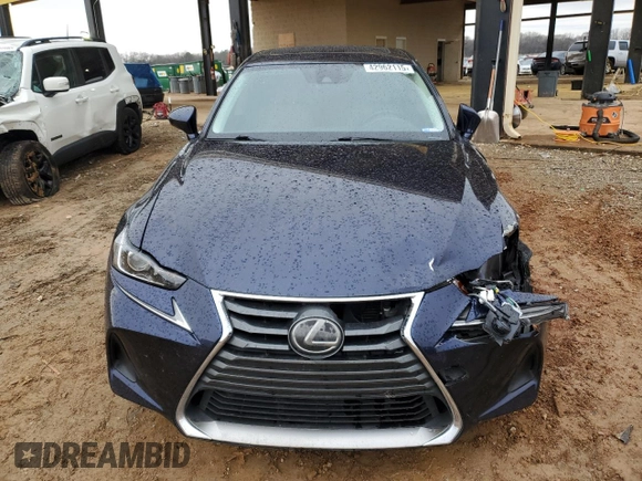 2019 Lexus IS with VIN JTHBA1D26K5092646, listed as a Copart auction lot 42962115 with 81,598 mi miles and Salvage Title. Bid and sale history available at carsss.com. Image 5.