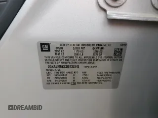 2013 GMC Terrain SLE с VIN 2GKALMEKXD6135243, выставлен на аукционе Copart как лот 53713395 с пробегом 64 840 миль миль и Списание • Salvage title. История ставок и продаж доступна на DreamBid. Изображение 13.