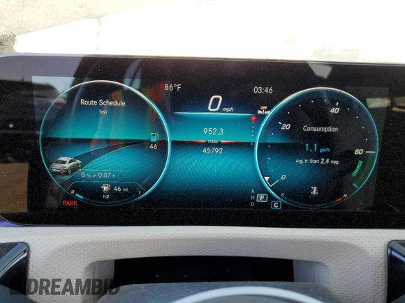 2022 Mercedes-Benz CLA 250 z VIN W1K5J4GB4NN251525, wystawiony jako Copart lot #74494414 z przebiegiem 45 792 mil mil oraz Szkoda całkowita • Salvage title. Historia ofert i sprzedaży dostępna na DreamBid. Obrazek 9.