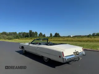 1973 Cadillac Eldorado z VIN 6L67S3Q410957, wystawiony jako Copart lot #64316435 z przebiegiem 74 584 mil mil oraz Czysty tytuł • Clean title. Historia ofert i sprzedaży dostępna na DreamBid. Obrazek 3.