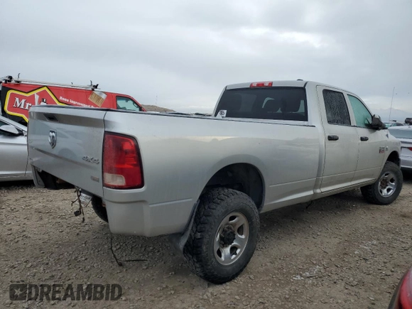 2012 Ram 2500 ST with VIN 3C6UD5HL7CG334115, listed as a Copart auction lot 44383305 with 131,830 mi miles and Salvage Title. Bid and sale history available at carsss.com. Image 3.