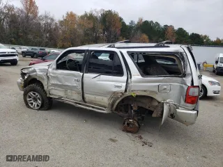 2000 Toyota 4Runner Limited with VIN JT3HN87R6Y0313223, listed as a Copart auction lot 84913694 with 0 mi miles and Salvage Title. Bid and sale history available at carsss.com. Image 2.