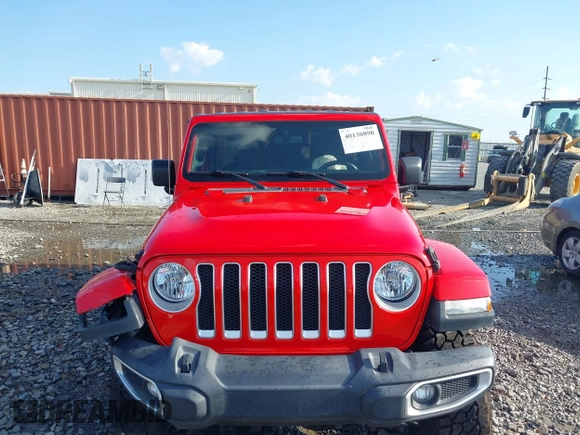 2020 Jeep Wrangler Unlimited Sahara High Altitude with VIN 1C4HJXEG2LW182641, listed as a IAAI auction lot 40130890 with 79,984 mi miles and . Bid and sale history available at DreamBid. Image 12.