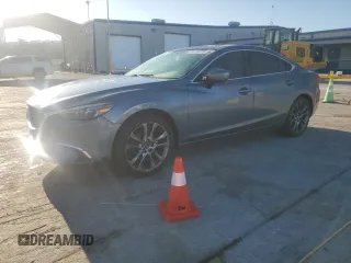 2017 Mazda 6 Grand Touring with VIN JM1GL1X54H1100217, listed as a Copart auction lot 48756105 with 148,118 mi miles and Salvage Title. Bid and sale history available at carsss.com. Image 1.