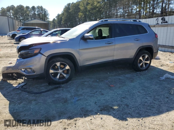 2019 Jeep Cherokee Limited z VIN 1C4PJMDX5KD282318, wystawiony jako Copart lot #46144975 z przebiegiem 80 545 mil mil oraz Szkoda całkowita • Salvage title. Historia ofert i sprzedaży dostępna na DreamBid. Obrazek 1.