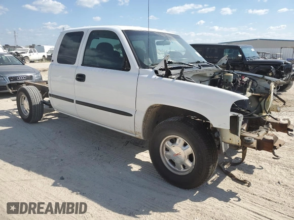 2000 GMC Sierra 1500 SL with VIN 2GTEC19V9Y1189359, listed as a Copart auction lot 74488824 with Not Provided miles and Salvage Title. Bid and sale history available at DreamBid. Image 4.