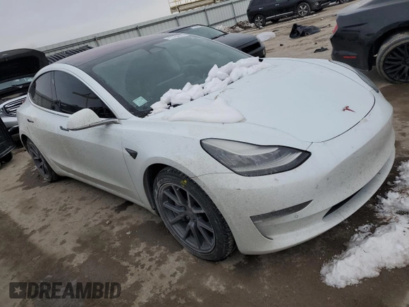 2018 Tesla Model 3 Long Range Battery with VIN 5YJ3E1EB8JF131131, listed as a Copart auction lot 45170685 with 135,544 mi miles and Salvage Title. Bid and sale history available at DreamBid. Image 4.